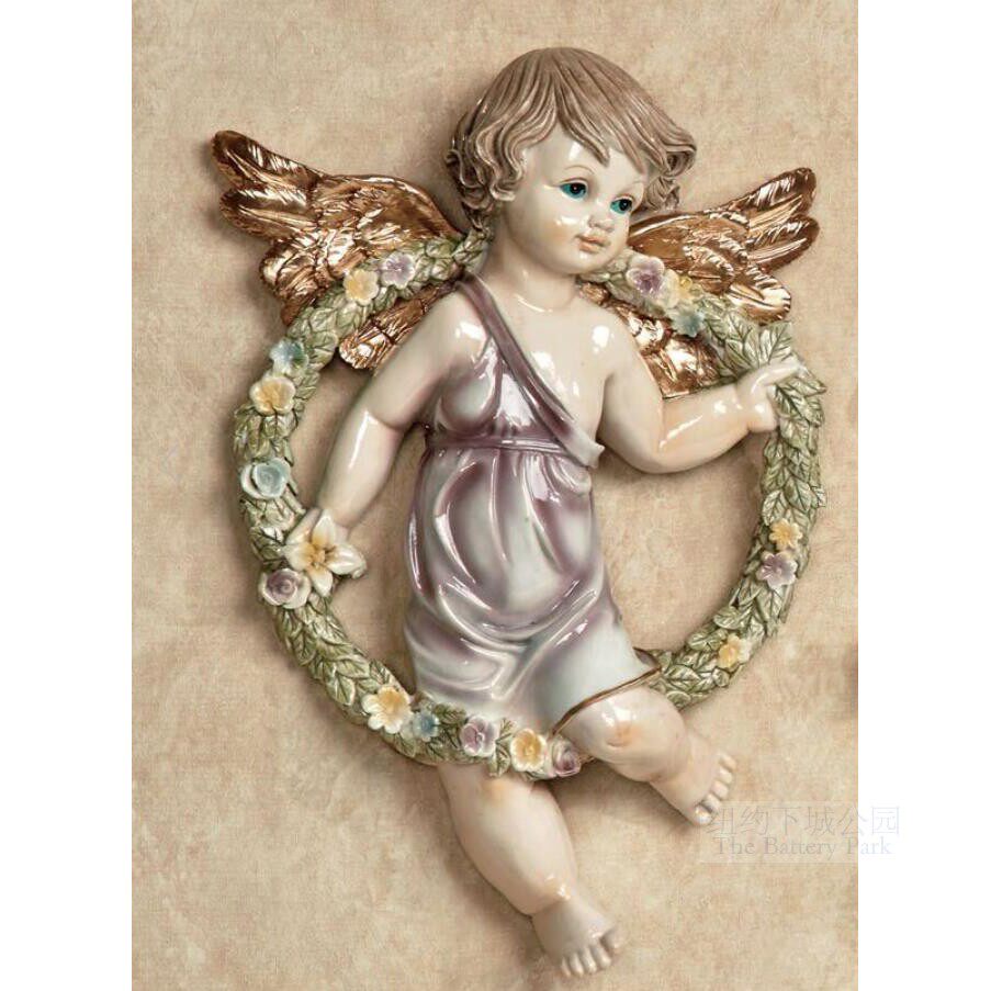 纽约下城公园进口鲁本斯古典四季欢乐小天使壁饰壁饰