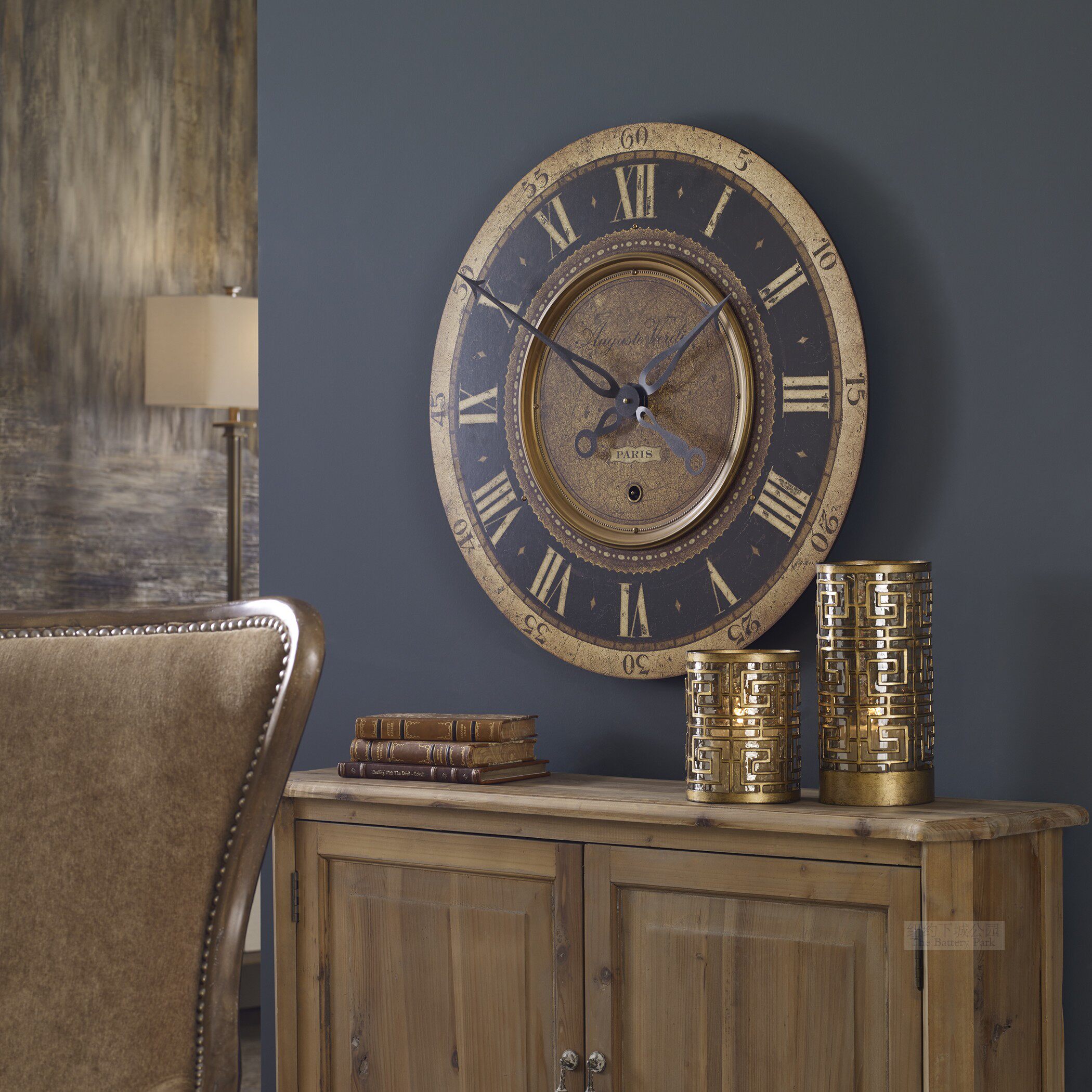 纽约下城公园进口奥古斯古典罗马大型挂钟直径挂钟