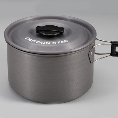 日本captainstag鹿牌户外露营野炊装备用品铝制锅具炊具餐具套装