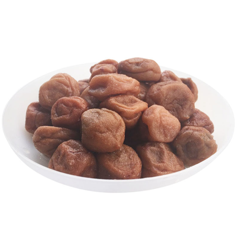 咸梅干 诏安干湿梅550g 超咸酸梅无添加冲泡水话梅罐装日本青梅子