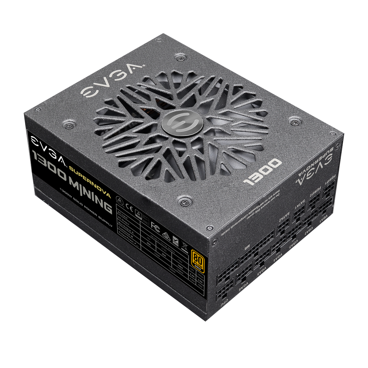 evga电源1300w模组金牌全新支持3080显卡6p电源