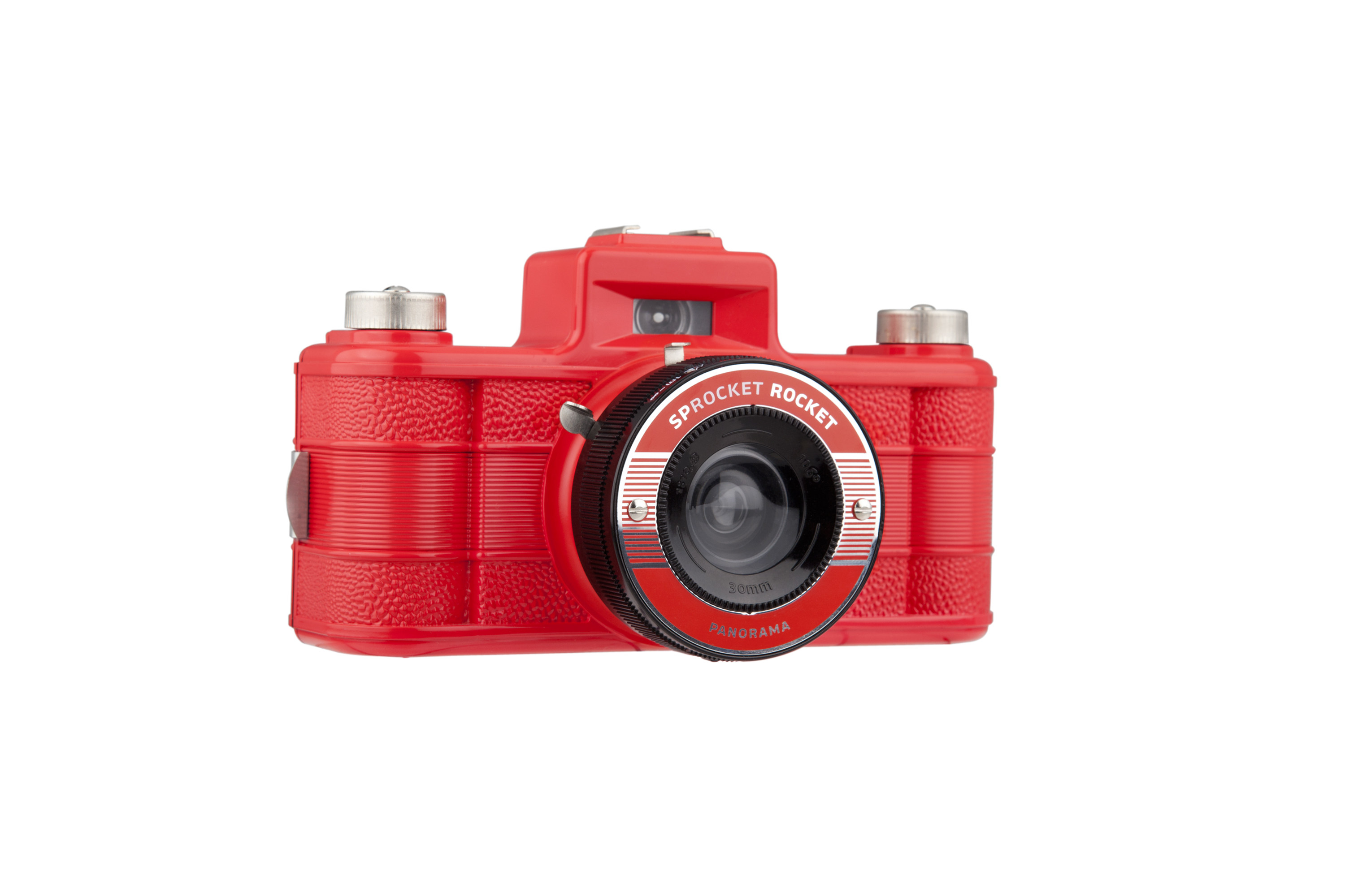 复古lomo相机宽幅齿孔全景135胶卷相机 sprocket rocket 中国红