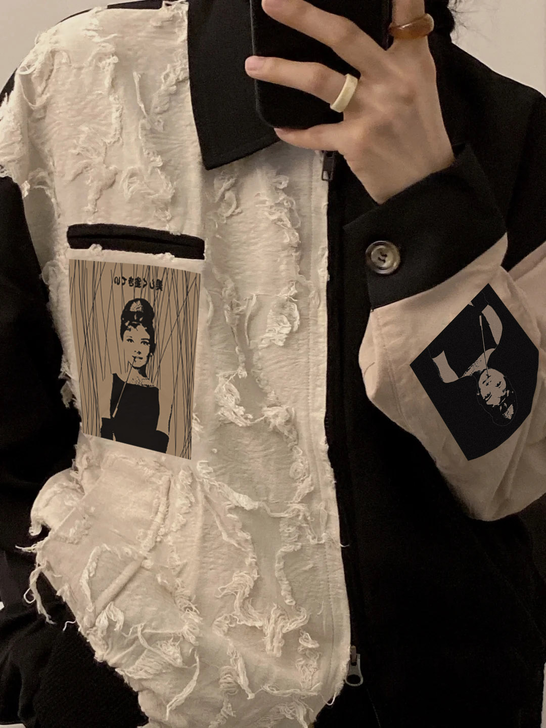 vintage外套男夏季新款潮美式棒球服夹克设计感小众春秋季情侣装