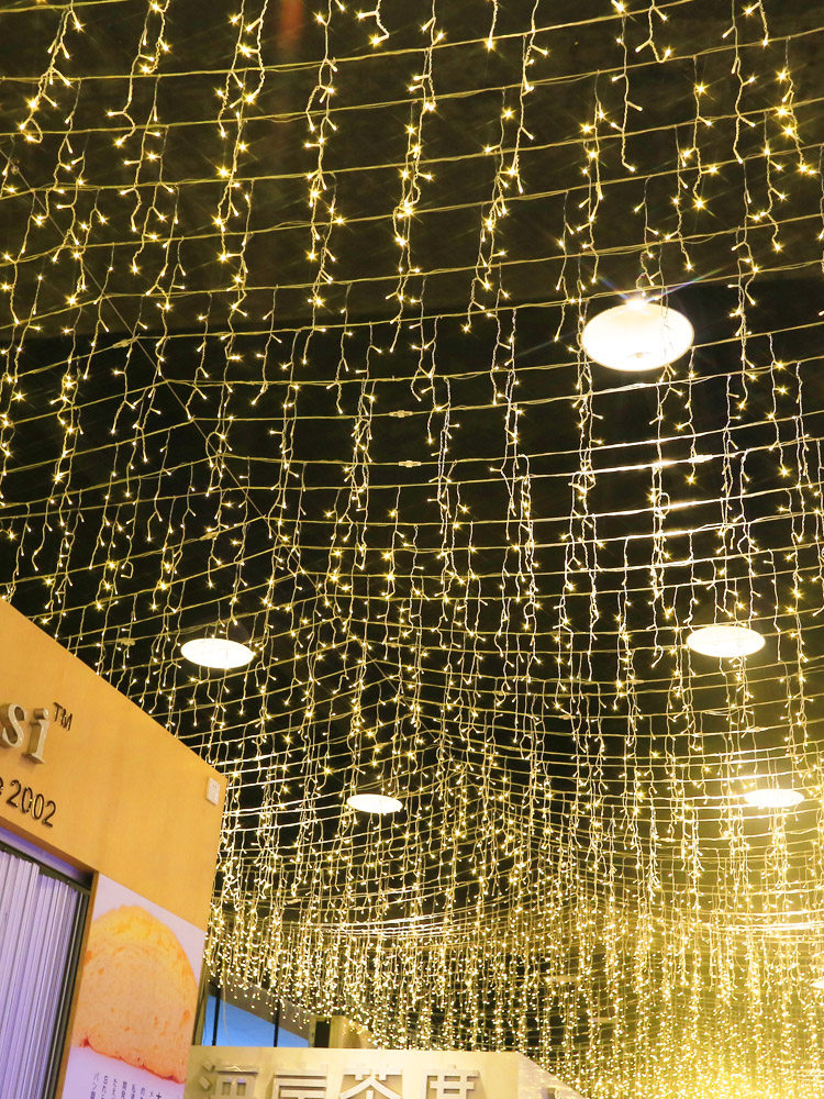 led满天星户外装饰灯屋檐灯串星星满天冰条串灯装饰灯