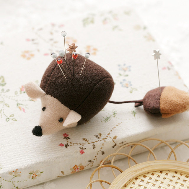 日本可乐clover刺猬插针包 十字绣针扎珠针大头针插包针垫23-052