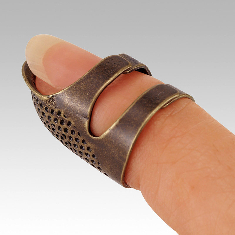 顶针日本进口可乐clover指甲金属指套抵戒57345其他