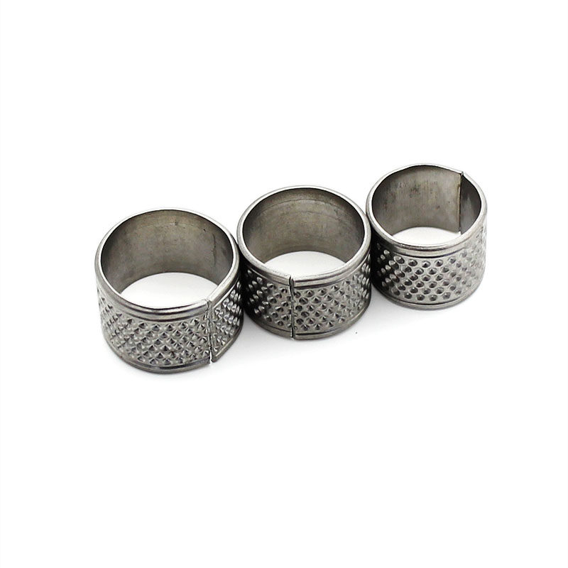 加厚老式顶针戒指家用顶针箍金属铁顶针指套压针器手工手缝