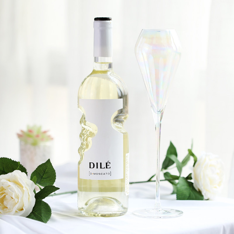 意大利dile帝力天使之手甜白葡萄酒750ml 上帝之手莫斯卡托起泡酒