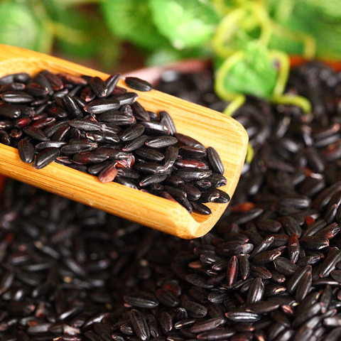 杜海轩农家店:农家自产黑米 不染色无抛光 农家自种放心黑米 五谷杂粮