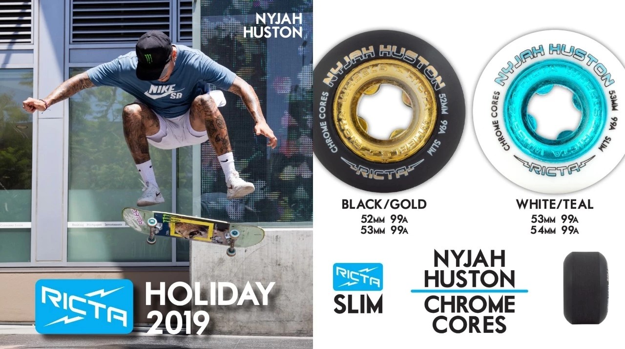 滑板轮子高弹动作专业硬度高硬度ricta进口美国滑板