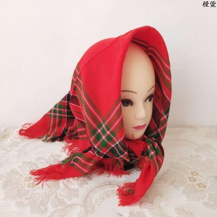 方巾老年人奶奶头巾头带包头带老太太加厚围巾农村围巾