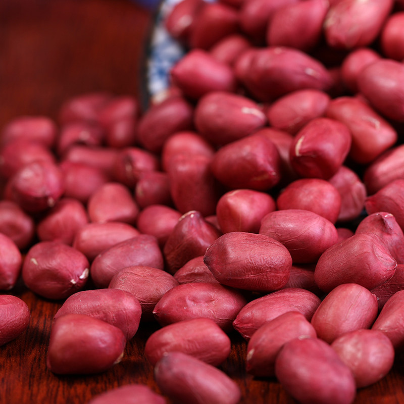 花生米花生5斤云南红衣红皮新货散装小粒五红花生