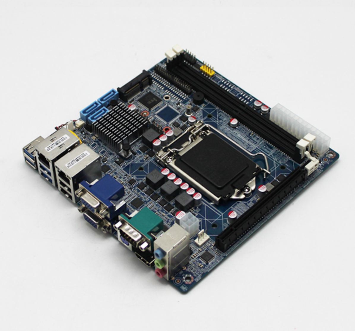 嵌入式工控主板dth110d集成8111双网卡6com迷你itx主板