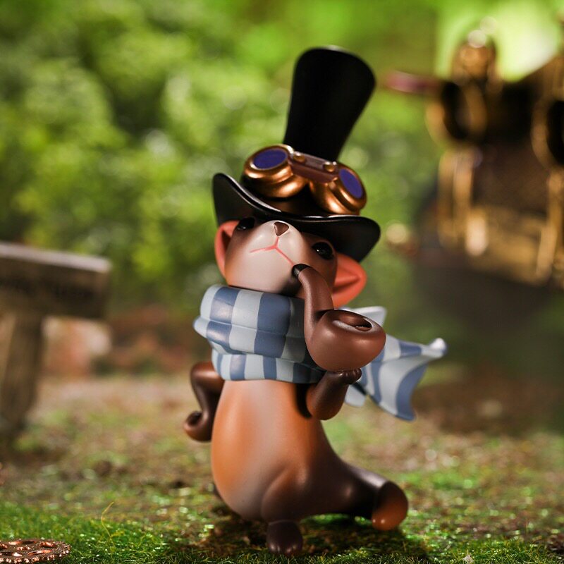 泡泡玛特蒸汽朋克动物盲盒潮玩手办摆件不支持退换货潮玩盲盒