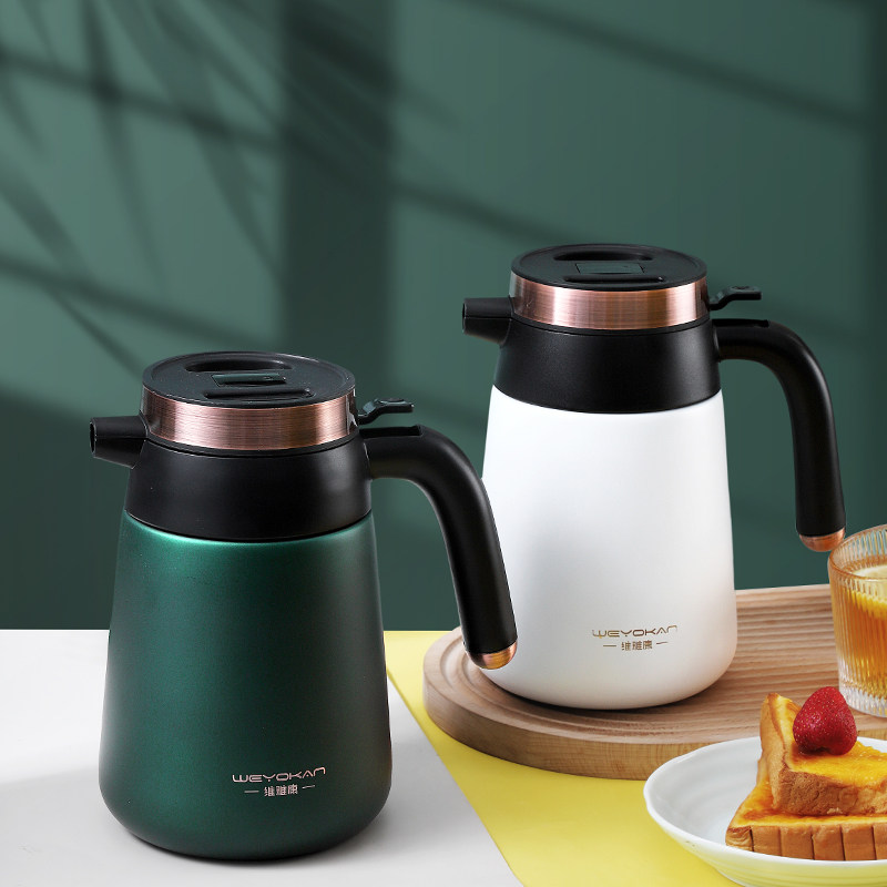 304不锈钢智能显温保温壶家用高颜值高档大容量暖水壶热水瓶便携