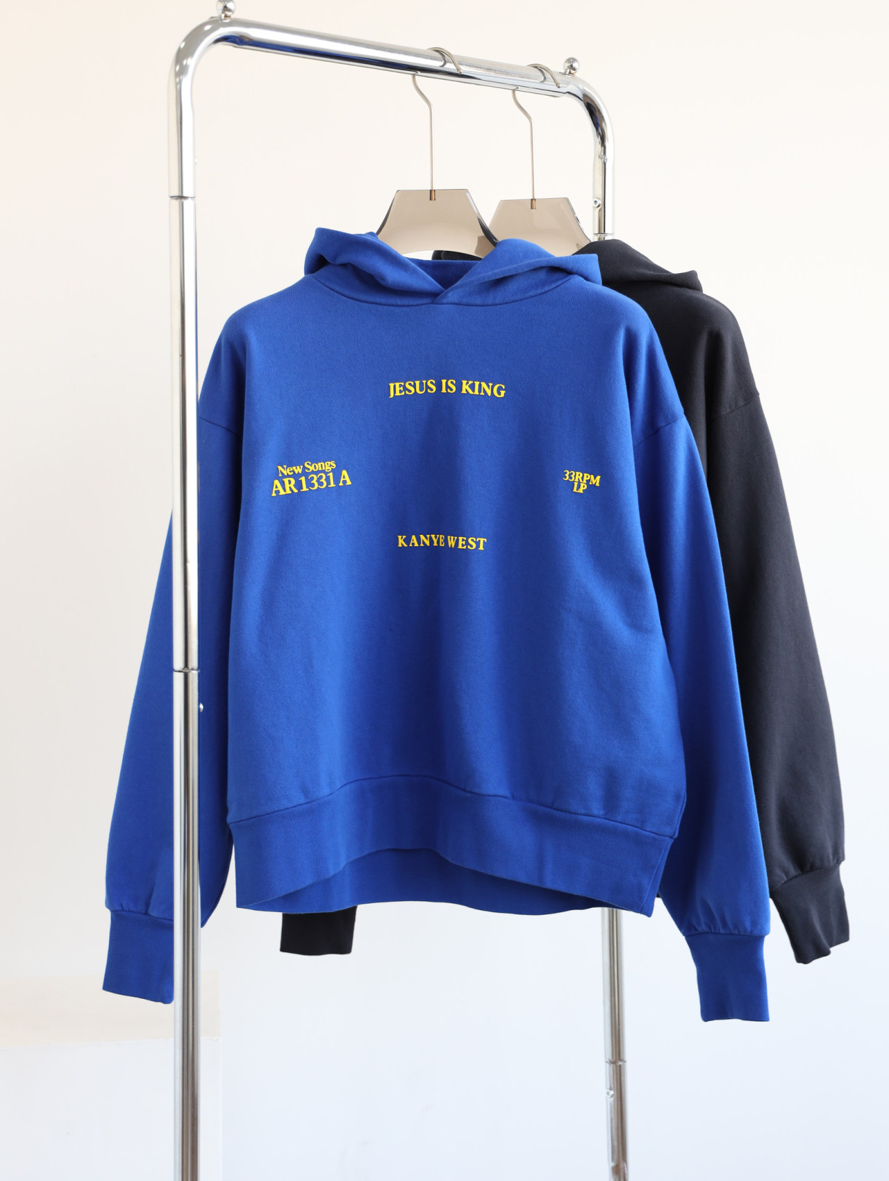 侃爷kanyejesusisking绒布连帽卫衣帽衫wy585卫衣