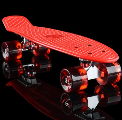 板驰远滑板单翘香蕉板刷街公路青少年滑板成人四轮滑板车儿童小鱼