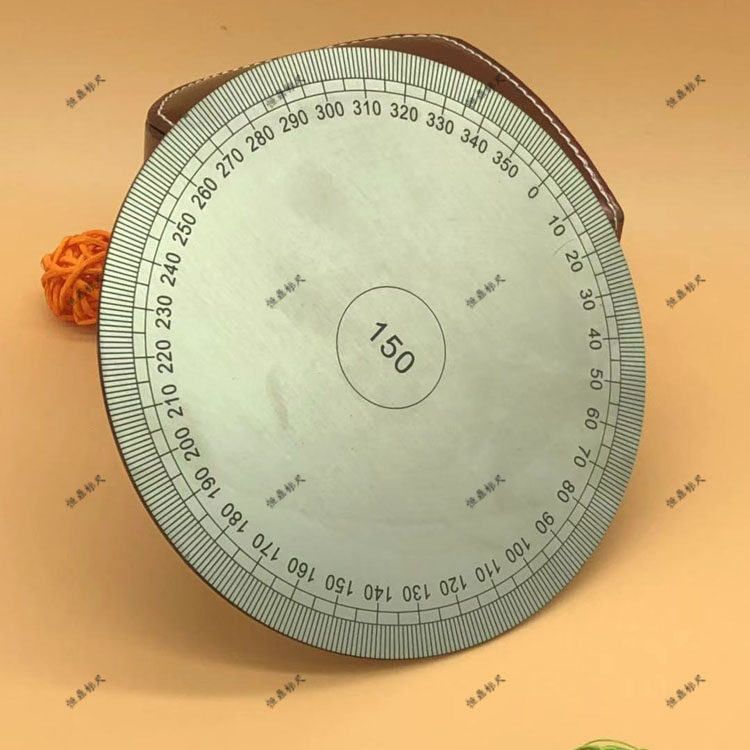 通用刻度360度无孔圆盘机械测量配件不锈钢圆弧其他机械五金新