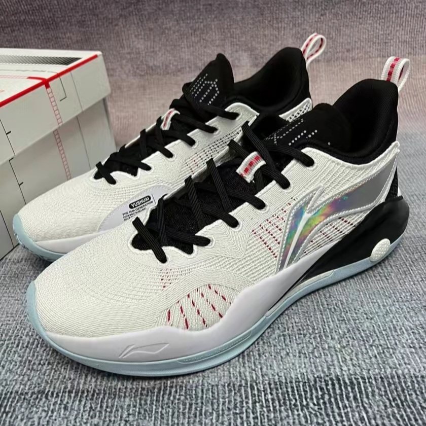 李宁驭帅15代减震低帮黑白男子实战篮球球鞋篮球鞋