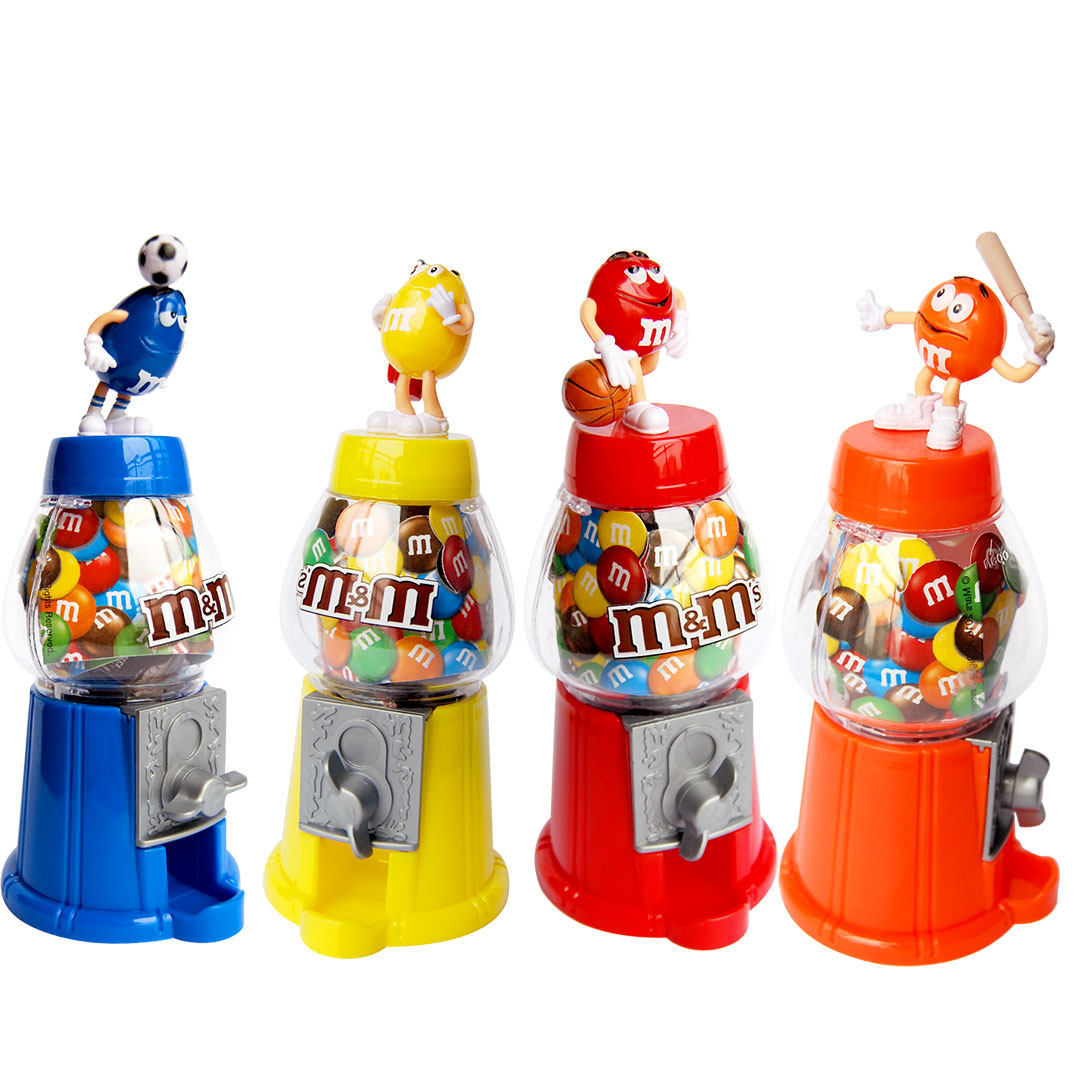 mms牛奶巧克力m豆5寸糖果机节日礼物玩具豆人机儿童扭糖机公仔-好小二