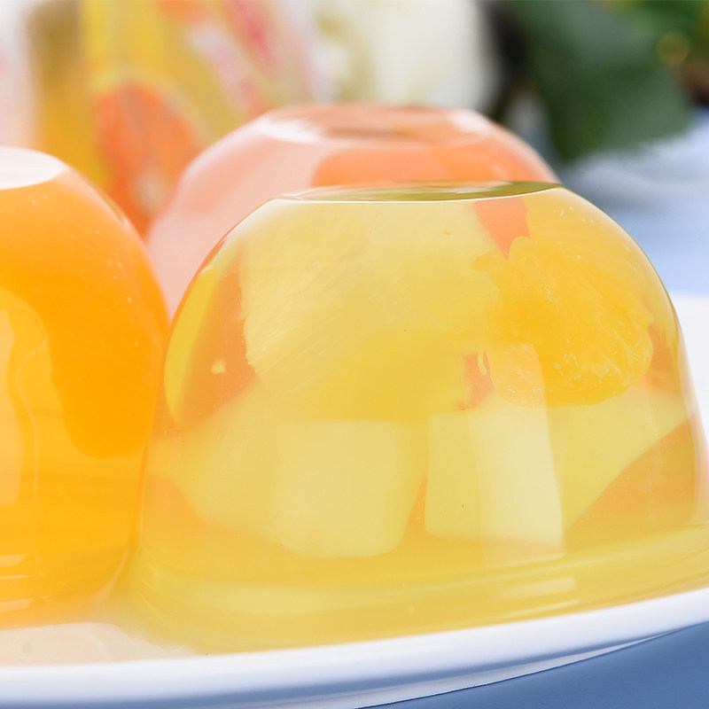 果冻大杯橘子果肉椰果什锦休闲甜品儿童零食果冻