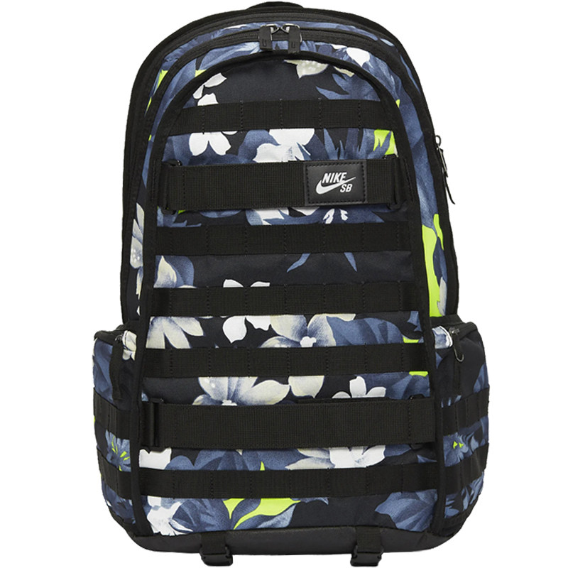 耐克nikesb花卉滑板学生书包运动电脑双肩包双肩背包