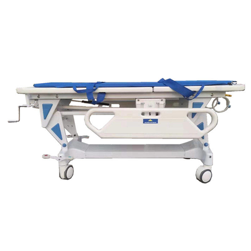 升降平车病人转运胃镜检查手术室对接多功能急救车手动护理床