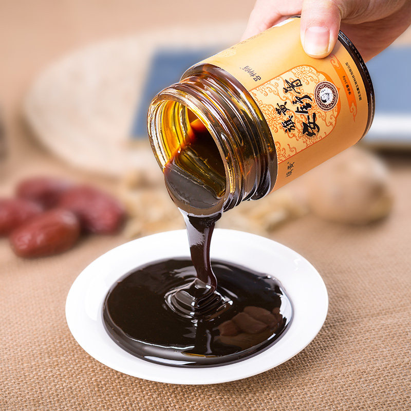 旗黄安舒膏酸枣仁睡眠膏方改善百合茶滋补助吕柳荫旗黄膏滋260g