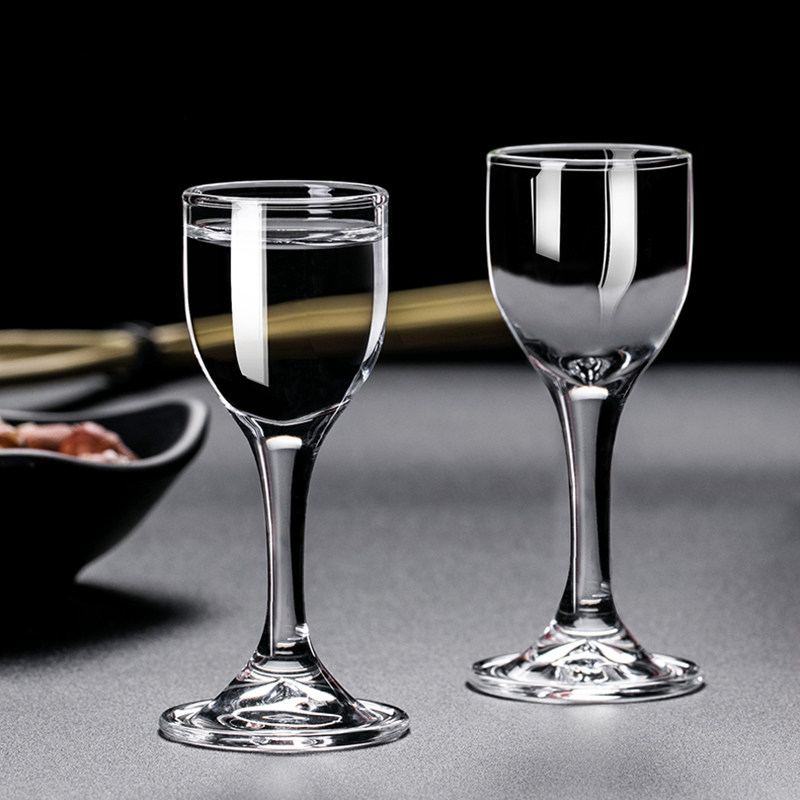 白酒杯家用创意国风中国仿古中式杯中一口套装白酒杯