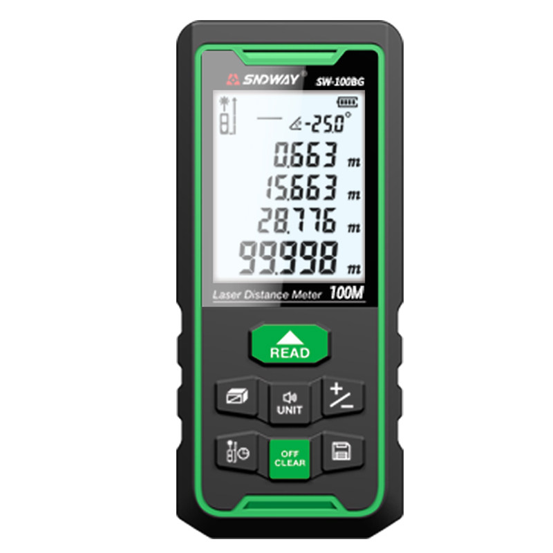 深达威绿光蓝牙户外测距仪激光光电子高精度红外线测量测距仪