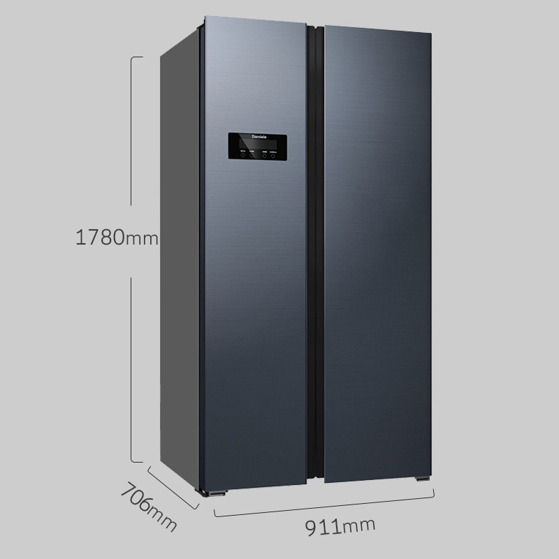 开门damiele达米尼bcd611wksd变频家用电冰箱风冷无霜厨房冰箱