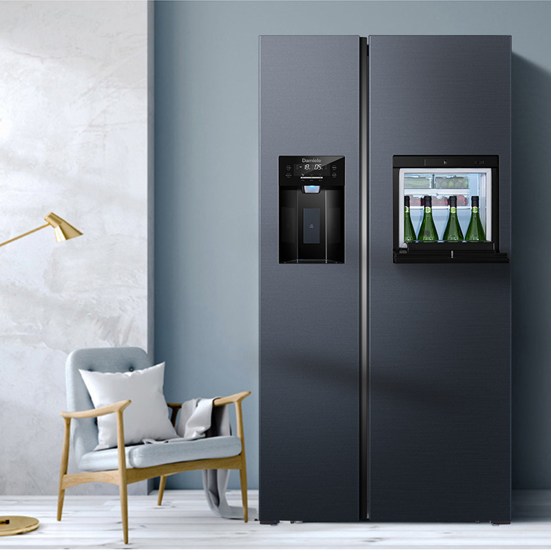 开门damiele达米尼bcd572wkdzb变频自动制冰机电冰箱厨房冰箱