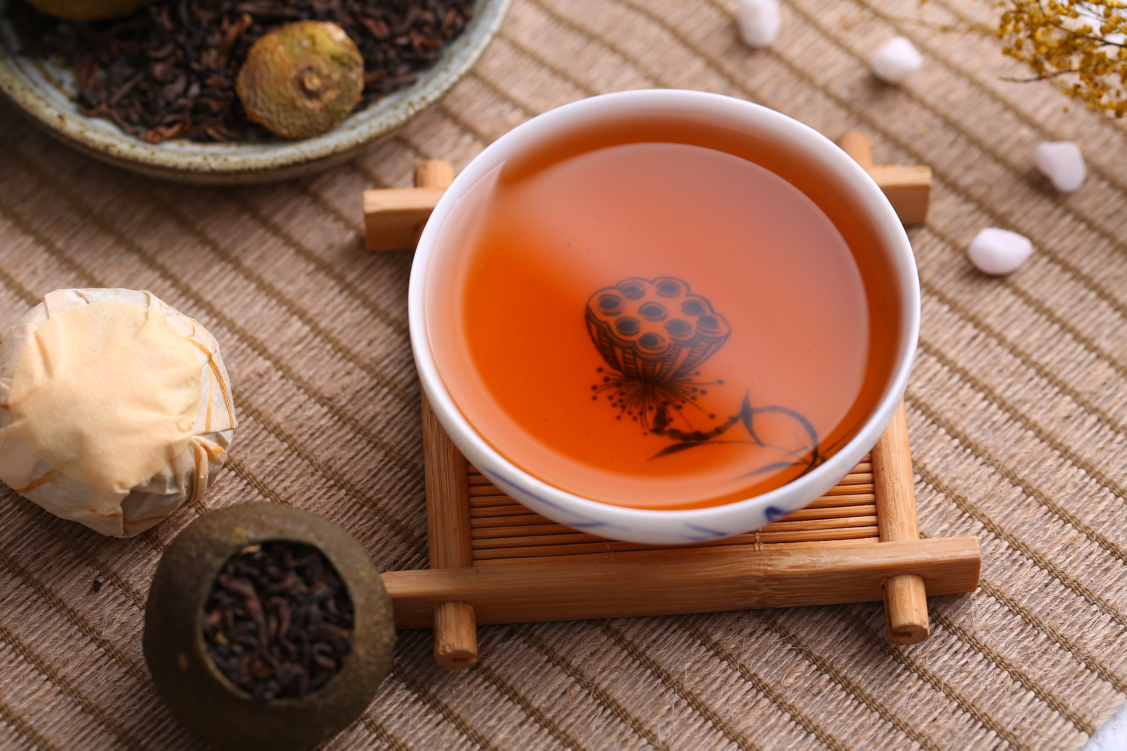 小橘茶 小青柑普洱茶买就送茶具 茶滋味小青柑青甘普洱柑橘桔子