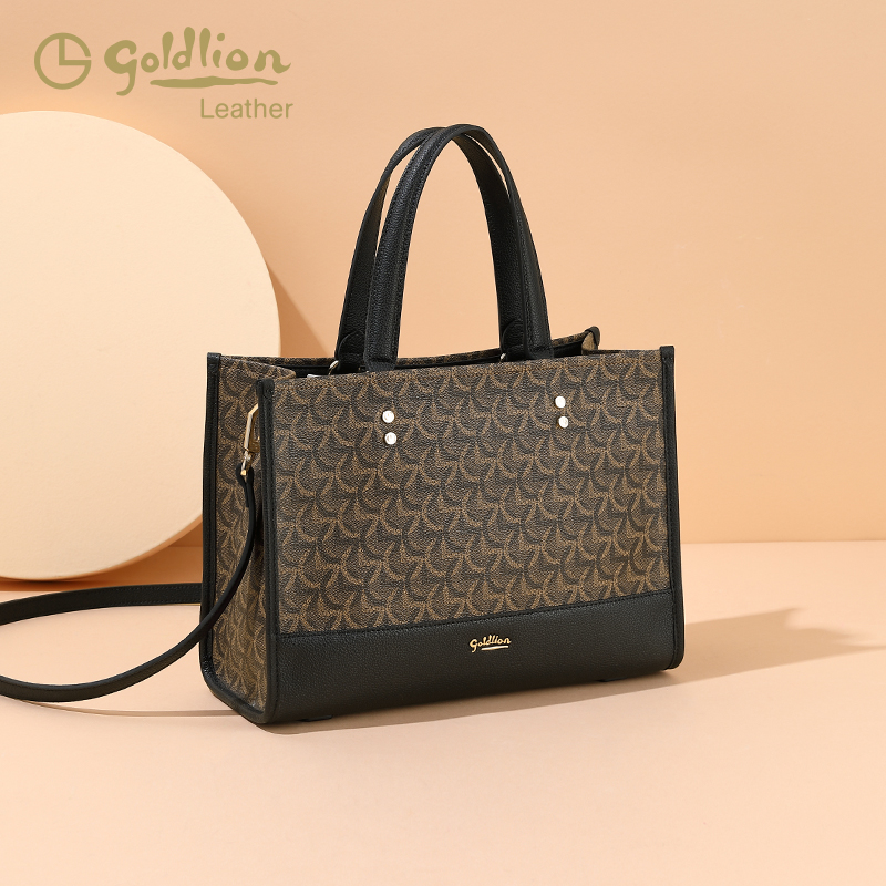 金利来女包2022年新款设计感手提包复古大容量单肩斜挎包女士包包