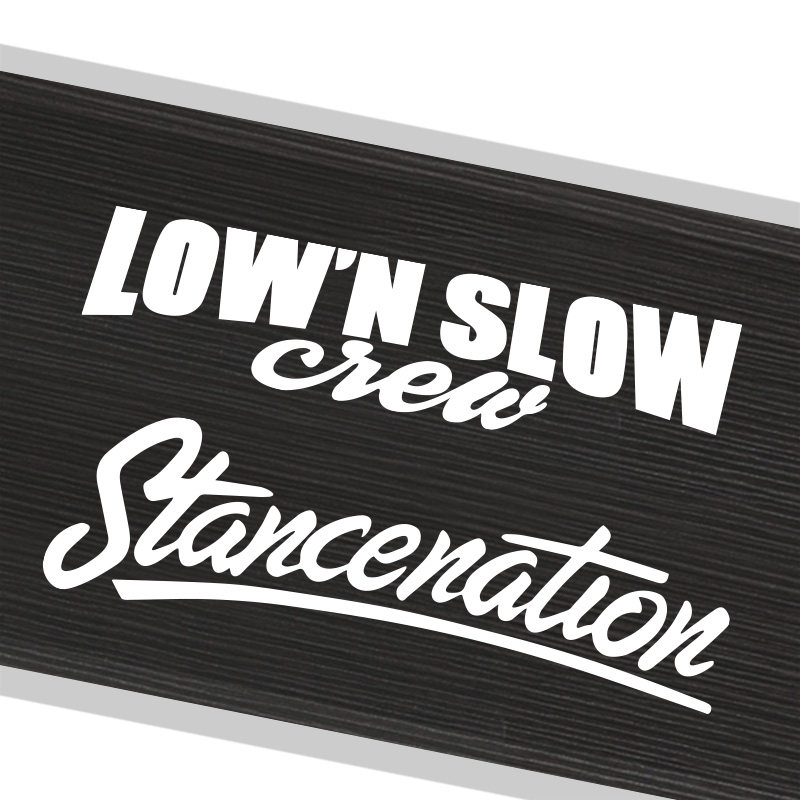 汽车挡风玻璃车贴个性创意stancenation英文贴纸hf汽车装饰贴