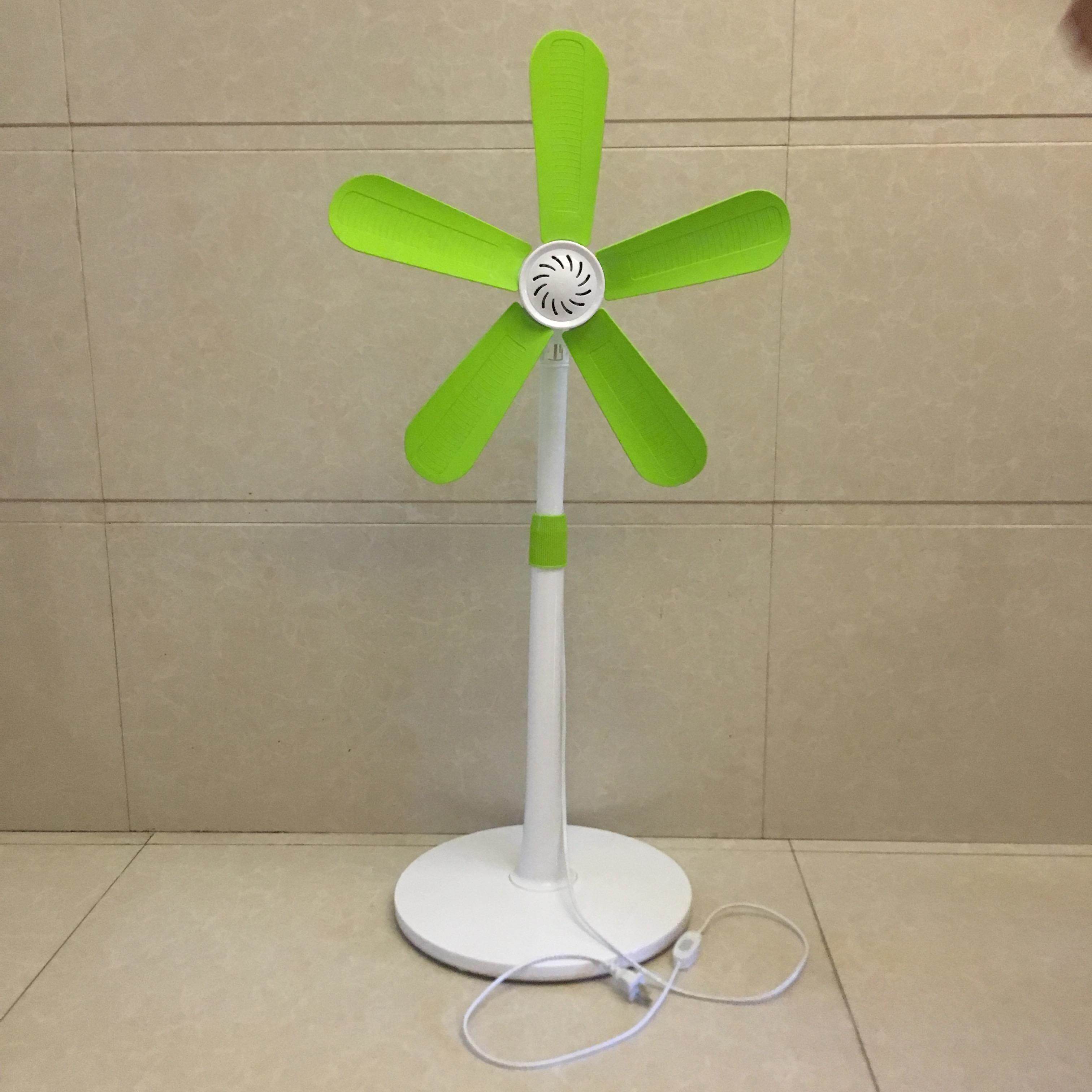 波士洁厨房学生宿舍落地扇电风扇迷你小型立式扇软叶电风扇