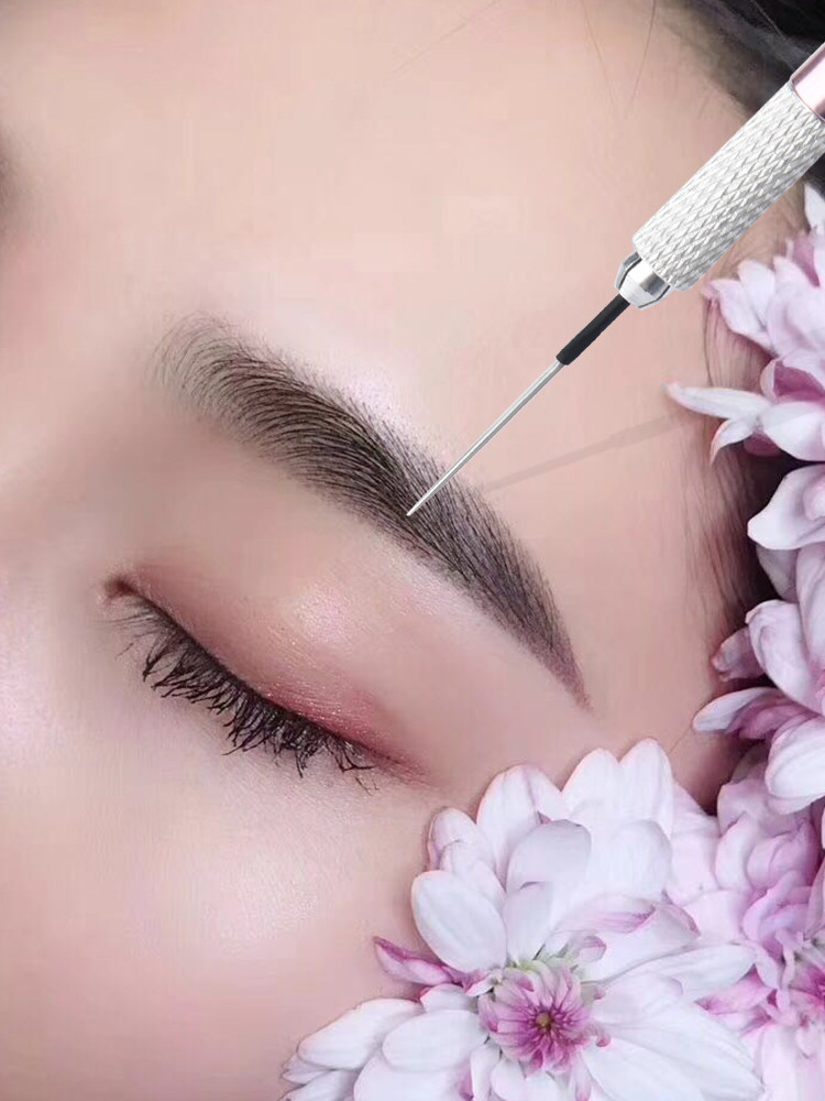 纹绣雾眉手工笔高档神针打雾神笔圆3圆5绣眉纹眉笔半永久用品工具