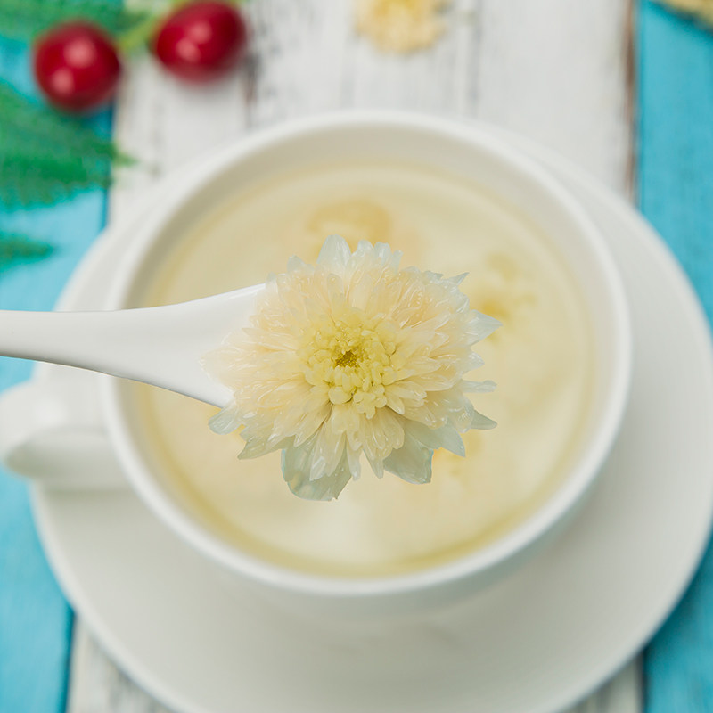 2罐装 黄山贡菊花茶正宗杭白菊胎菊花泡茶泡水配特级金银花白菊花