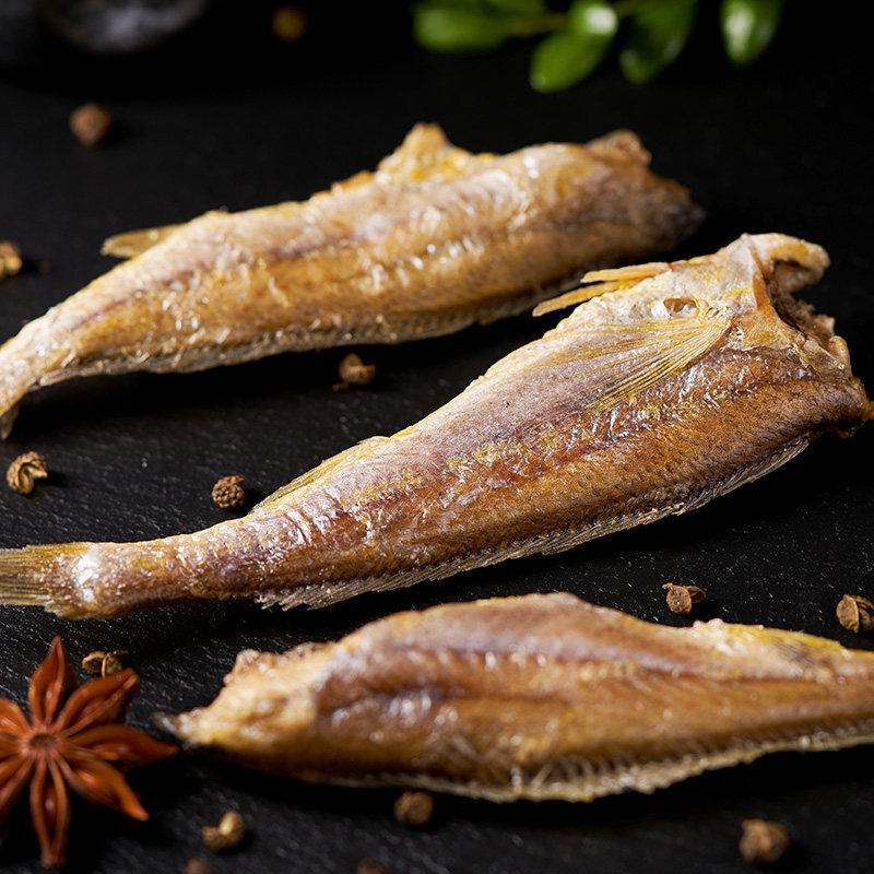 香酥小黄鱼炭烤酥脆小鱼仔鱼干海味孕妇解馋下酒菜零食小吃即食