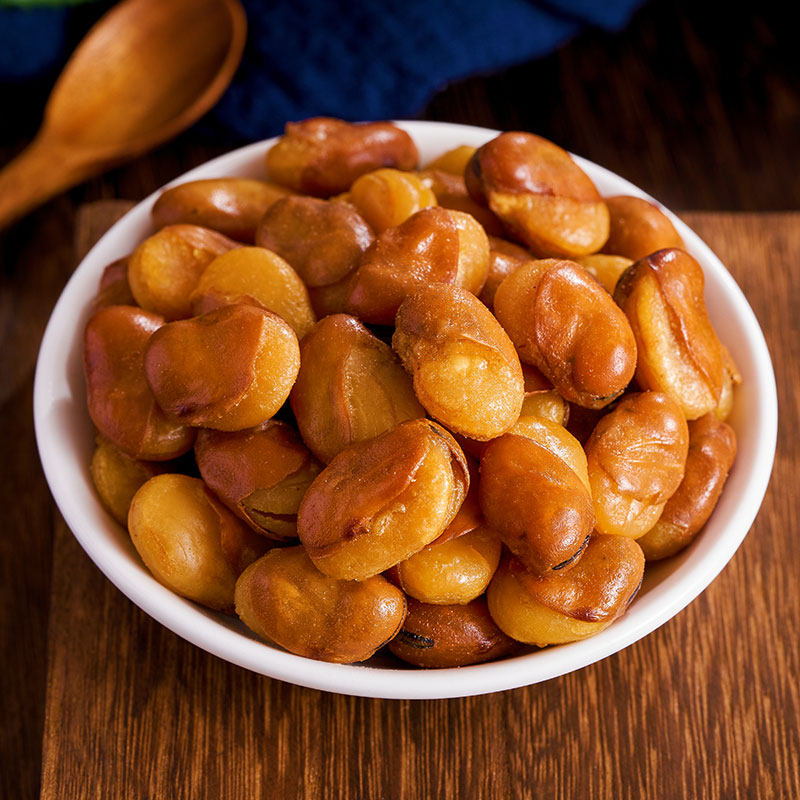 兰花豆香辣蚕豆牛肉味零食500g袋装干货办公室休闲小吃炒货奶香味