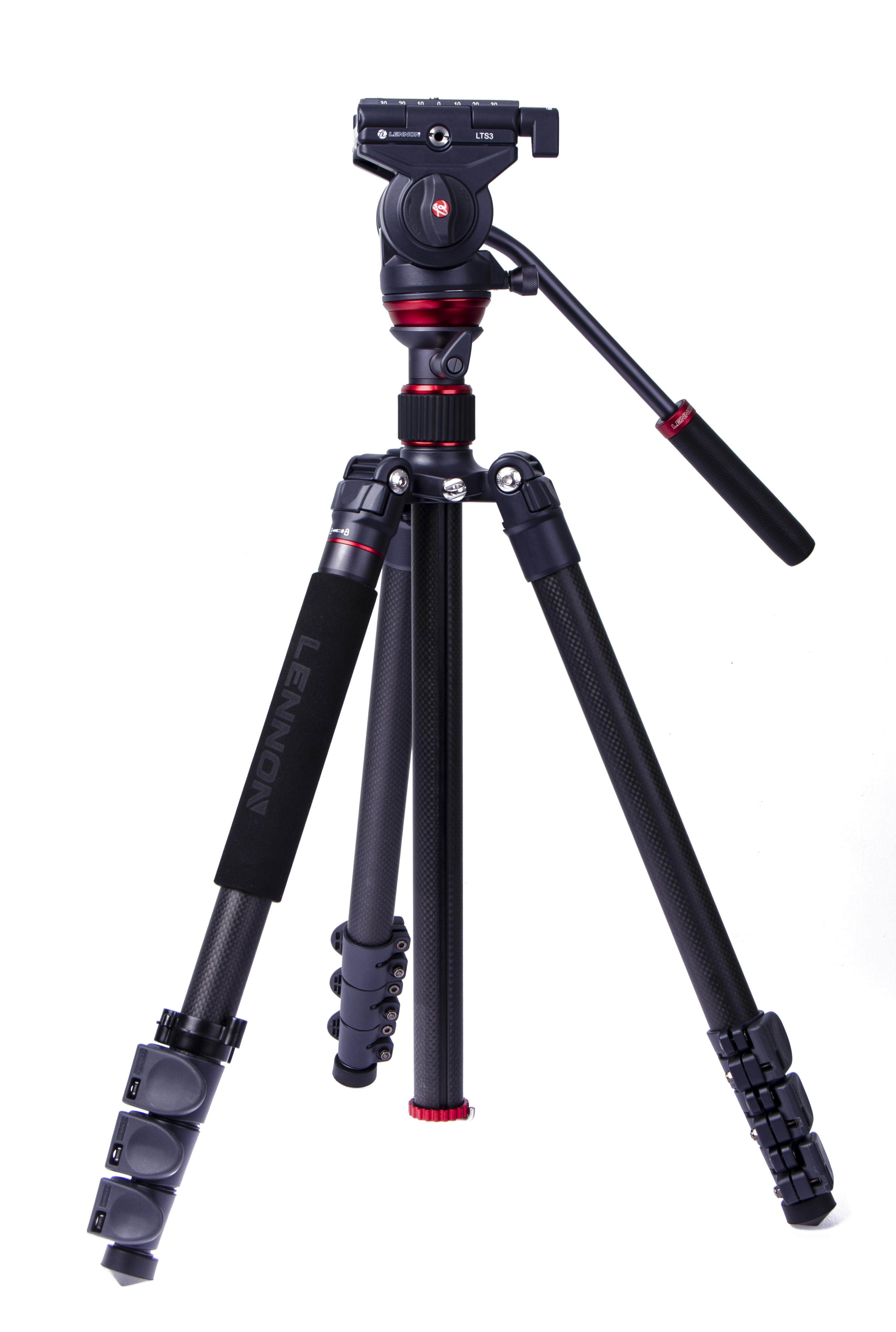 三脚架lennon烈龙lts3单反微单摄影摄像碳纤维便携独脚架脚架