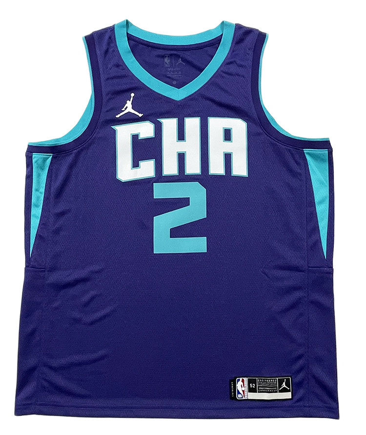 裱框 收藏 黄蜂队2号 三球 拉梅洛鲍尔签名球衣 含证书 - 痕风的起点