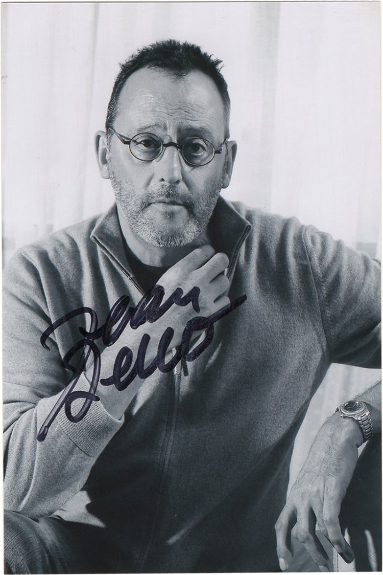 演员 这个杀手不太冷 让雷诺 亲笔签名照片 含证书证据链