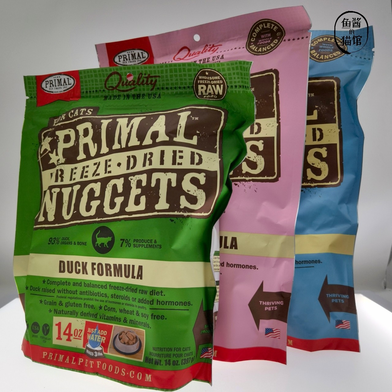 pr冻干primal美国肉干生鲜鲜肉主食猫粮多口猫零食罐