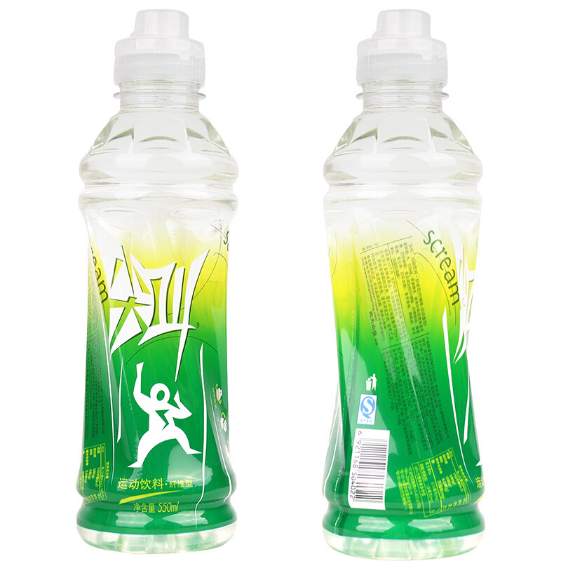 包邮农夫山泉尖叫运动饮料多肽型西柚味550ml*24瓶纤维柠檬味整箱