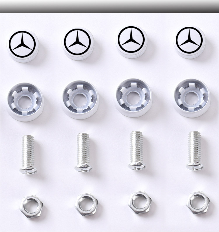 螺丝奔驰车牌abglkglaglcgleamg防盗车牌架