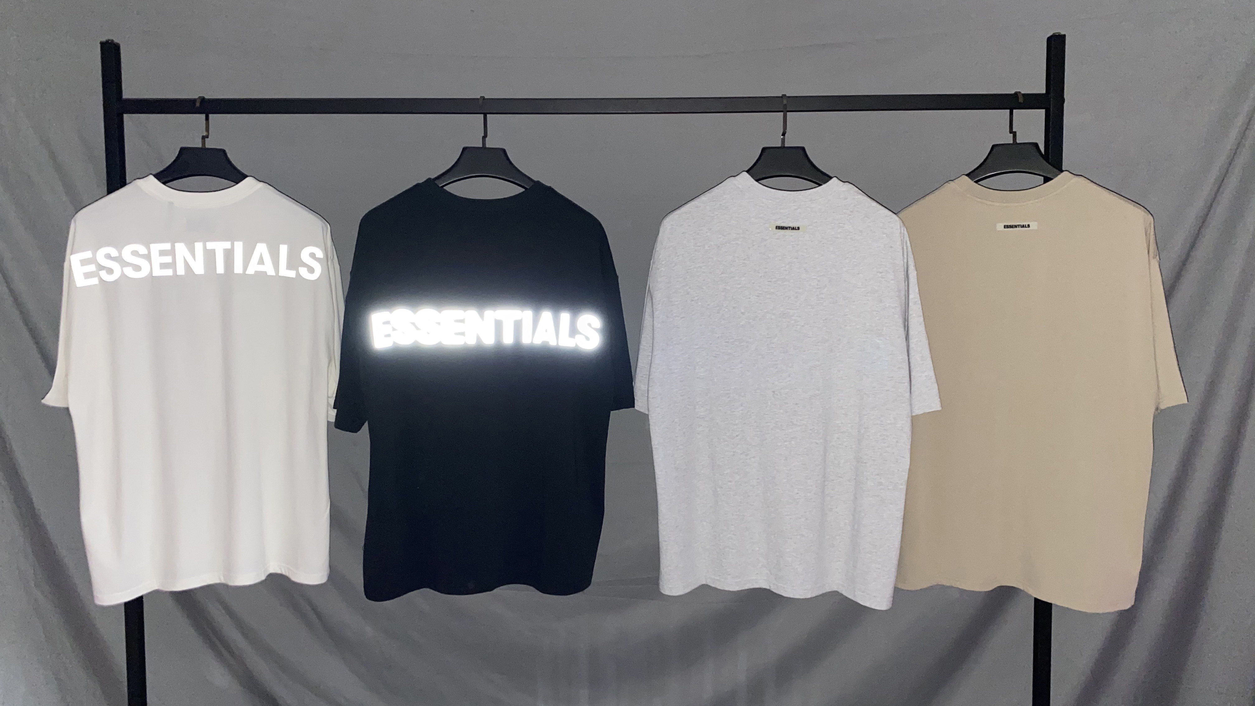 fearofgod复线essentials3m反光短袖fogfw19t恤