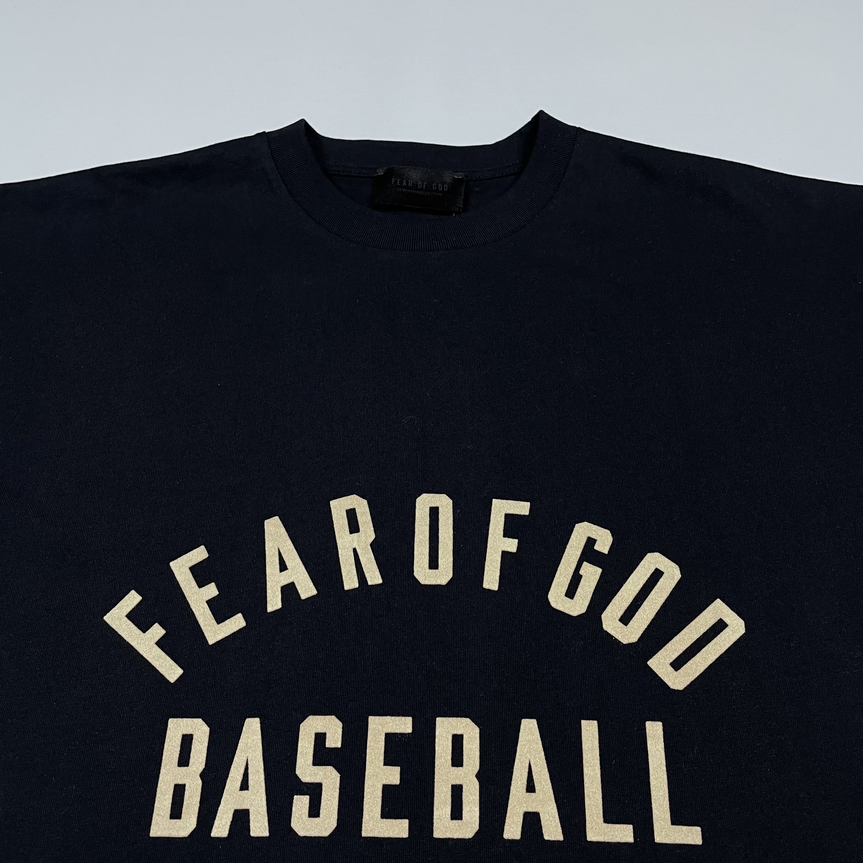 fearofgod第七七季主线baseball植绒印花fogt恤