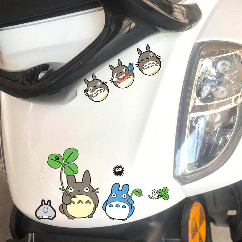 车贴汽车可爱装饰动漫卡通龙猫摩托摩托车电瓶电动车汽车装饰贴