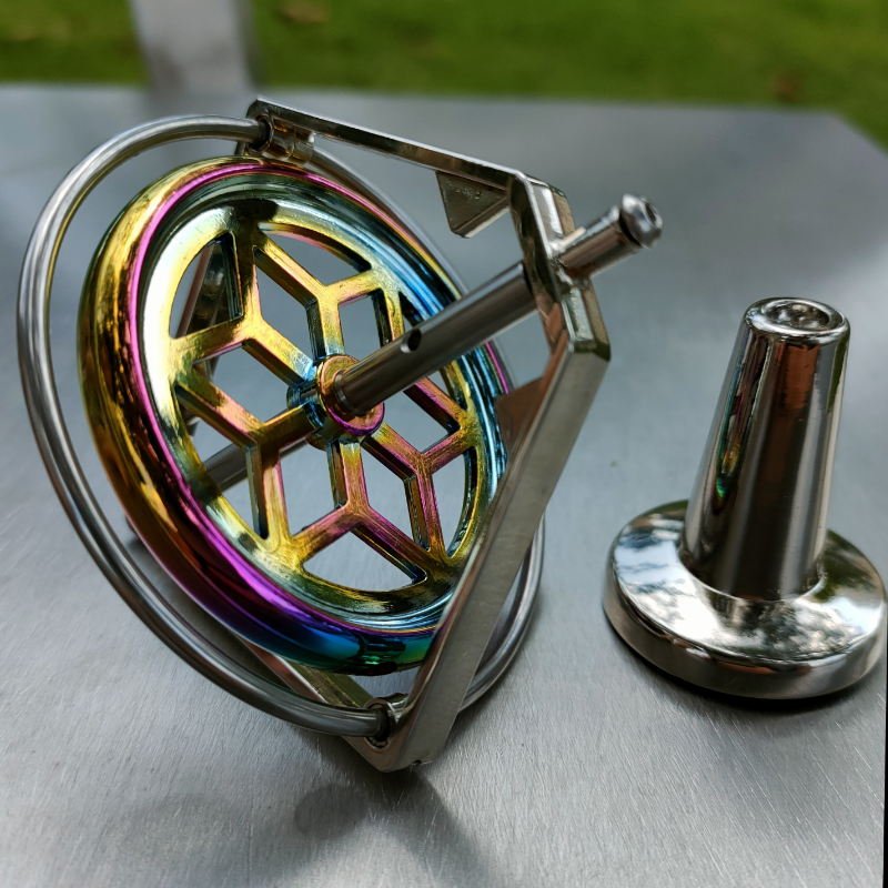 陀螺金属机械玩具减压平衡益智gyroscope重力男女陀螺